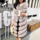 Top Grade Hot Sale Supplier Winter Vest Real Fox Fur Gilet Luxury Fancy Vest for Women thumbnail-3