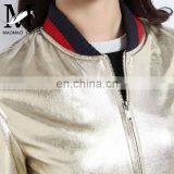 Women Autumn 2016 New Motorcycle Leather Coats Short Korean Version of Slim Real Leather Coat Female thumbnail-5