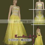 E0123 Fashionable Organza With Beading Detachable Strap Party Dress thumbnail-1