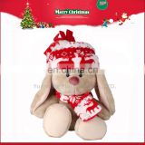 christmas decorating long legs rabbit plush toy