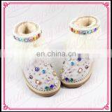 Aidocrystal 2017 New Design Fashion Women Winter Warm Ankle Rhinestone Snow Boots With Fur thumbnail-1