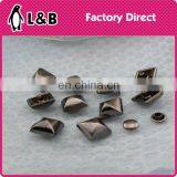 New Fashion Wholesale Hot Saling 10mm Square Alloy Rivet thumbnail-3