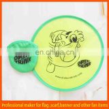 custom fabric twistable frisbee for outdoor activities