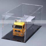 Square clear PMMA plexiglass acrylic display case for model car