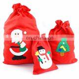 Wholesale Bulk Felt Christmas Drawstring Gift Bags
