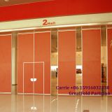 Portable wall hotel room mobile wooden decorative partition walls