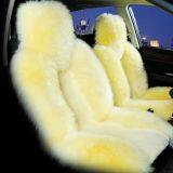 Premium Fluffy Sheepskin Fur Car Seat Cover thumbnail-2