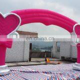 Kids Party Entrance Advertising Decoration Colorful Rainbow Red Heart Blow Up Arches Inflatable Archway thumbnail-6