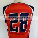 100%polyester Men's Performance Reversible Sublimation Print Tank Top thumbnail-2