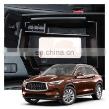 Interior Accessories Parts Silicone Armrest Rest Storage Box Center Control Console Organizer Tray For Infiniti Qx50 2019-2021
