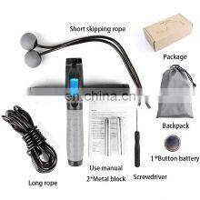 High Quality Digital Black Freestyle Heavy Weighted Private Label Skipping PVC Jump Rope thumbnail-2