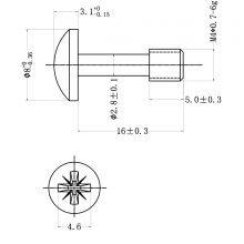 SS304 Captive Screw Passication Surface With UNC Thread thumbnail-4