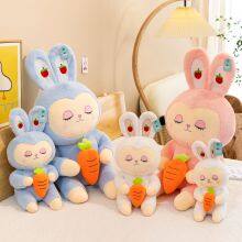 Creative New Strawberry Radish Rabbit Plush Toy Rabbit Doll Birthday Gift thumbnail-4