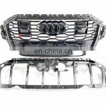 Newest For Audi RSQ7 Front Grille ABS Bumper Grille to Audi Q7/SQ7 2020 2021 2022 Galvanizing Grille With ACC Hole thumbnail-1