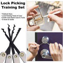 Locksmith Lock Picking Tools Set and Kit With Repair Practice Padlock thumbnail-4