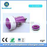 Surprise of Christmas Colorful Portable ac Adaptor Usb Device Car Charger With Bullet thumbnail-5