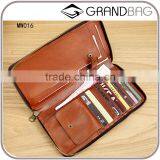 Vintage Style Cowhide Leather Cell Phone Case Wallet Men Clutch Wallet With Phone Holder thumbnail-1