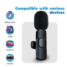New Arrival Noise Cancelling Wireless Microphone Portable Studio Live Streaming Equipment 2.4G Mobile Microphone thumbnail-4