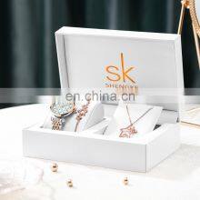 SHENGKE Shop for Watches Online Ladies Jewelry Watch Set K0136L Women Bracelet Watch Chic Necklace Wholesale Wristwatch thumbnail-2