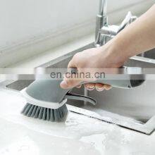 Multifunctional Kitchen Bathroom Cleaning Brush Automatic Liquid Addition Long Handle Ceramic Tile Wall Gap Brush Home Tools thumbnail-4