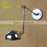 Adjustable Machine Arm Chrome Finished Corridor Wall Light for Home thumbnail-4