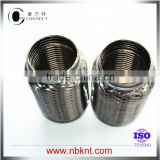 Mass produced exhaust flexible pipe tube with interlock 4" x 12"