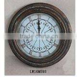 Vintage Antique Handmade Large Home Goods Hanging Metal Decorative Wall Clock Quality Choice thumbnail-4