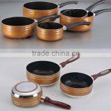 Aluminum Non-stick Ceramic Coating Sauce Pan Ceramic Milk Pot for Promotion thumbnail-6