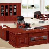 Newest red wood furniture office desk
