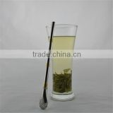 Stainless steel drinking straw spoon