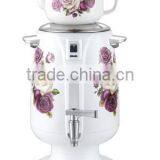 3.0L Electric Russian S/s Samovar CA-900G With Ceramic Teapot