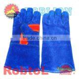 14 " Welding Gloves Safety Gloves With Lined(item ID:GVAH)-MARY thumbnail-1