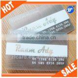 Transparent Plastic Business Card
