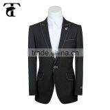 Black Colour Notch Lapel Bespoke Tailor Made Men Fashion Suits