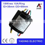 SRH 3899 Through bore slip ring 18wires 10A/per ring