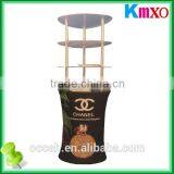 Acrylic Exhibition Shelves Promotion Table Tension Fabric Display Stand thumbnail-1