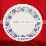 Semi Precious Gemstone Inlaid Marble Table Top thumbnail-1