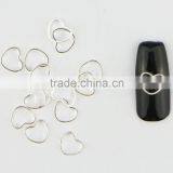 Factory Supply Metal Nail Art Circle Gold & Silver Mini DIY Lace Ring Design thumbnail-1