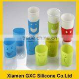 Hot Coffee and Paper Silicone Cup Sleeve With Handle thumbnail-1