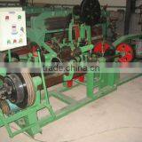 Barbed wire mesh machine