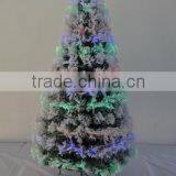 plum blossom flocking fiber xmas tree