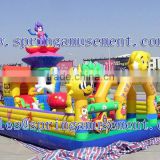 Funny inflatable dog fun city SP-FC043