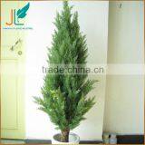 Small Potted Artificial Cypress Tree for Indoor Decoration