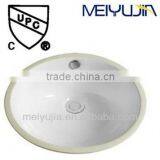 Sanitary Ware UPC Under Counter Ceramics Wash Basin