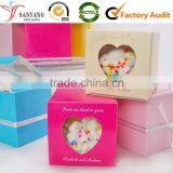 Art Paper Type and Accept Custom Order Mini Cupcake Box Wholesale thumbnail-1