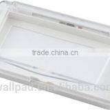 2015 Wholesaler Luxury Wallpad for Wall Switch Socket Outlet 154*72mm Transparent Waterproof Electrical Plastic Box Enclosures thumbnail-1
