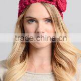 Fashion Womens Winter Crochet Knit Bowknot Headbands thumbnail-1