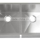 Handmade Stainless Steel Sink With Double Bowl thumbnail-1