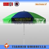 pvc coated nylon fabric PVC Material pvc umbrella,Promotional PVC beach umbrella with blue powder coated
