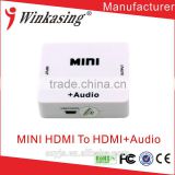 Using for headphone for splitter /amplifier MINI HDMI to HDMI AUDIO+ Audio Converter YJS-HDMI/AV